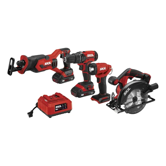 Skil - Kit Combinado De 4 Herramientas De 20 V: Taladro Inal