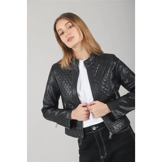 Campera Premium Austin Ecocuero C/ Bolsillos Gu78300 Arizona