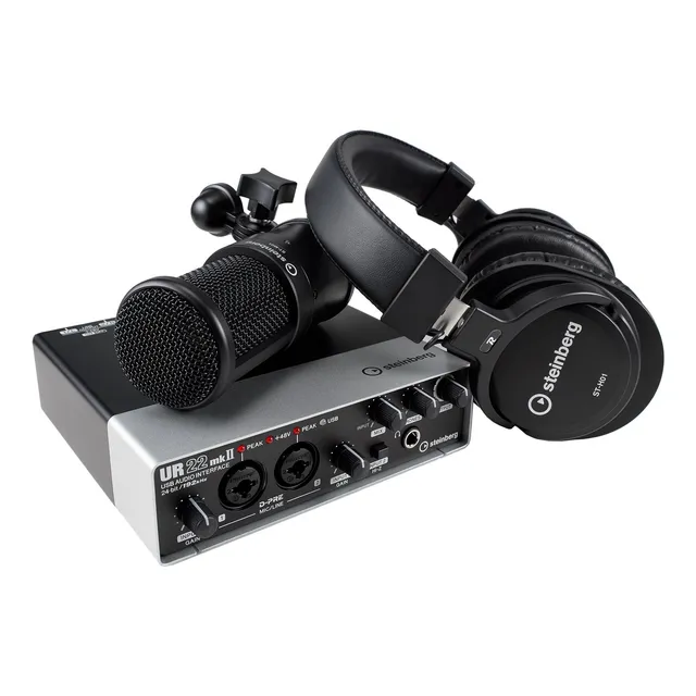 Pack Recording De Interfaz De Audio Steinberg Ur22 Mkii