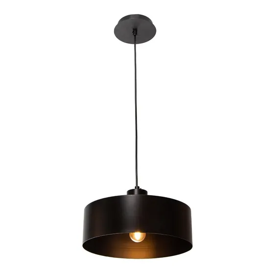 Lámpara Colgante Lumimexico 23153-2 Dark Decor E27 40w 1 Luz Negro