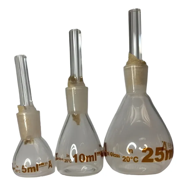 Picnometro En Vidrio De 25ml Sin Certificado,sin Calibracion