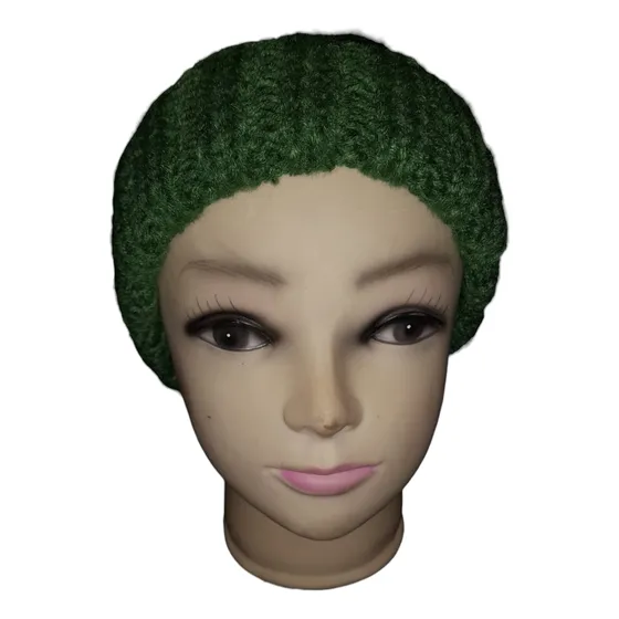 Gorro Clásico Unisex Tejidos Lizet Verde Soldado M Tejido Artesanal