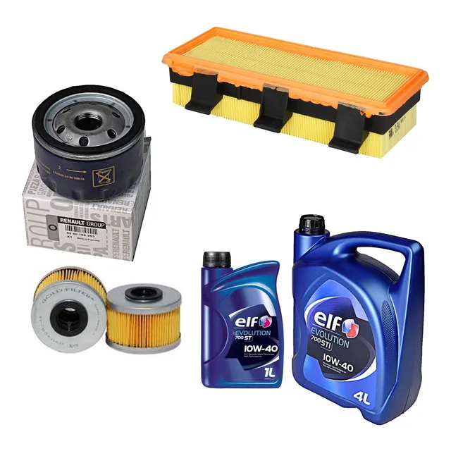Kit Filtros 5l Aceite 10w40 Renault Kangoo F8q 1.9 Diesel