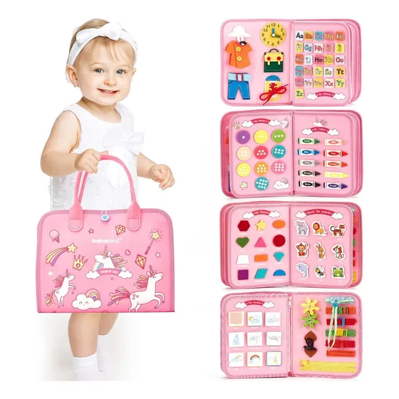 Tablero Sensorial Actividades Niños Montessori Educación