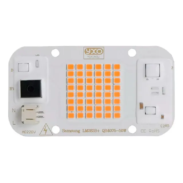 Led Cob Yxo (leds Samsung Lm283b) 50w Warm White (3500k)