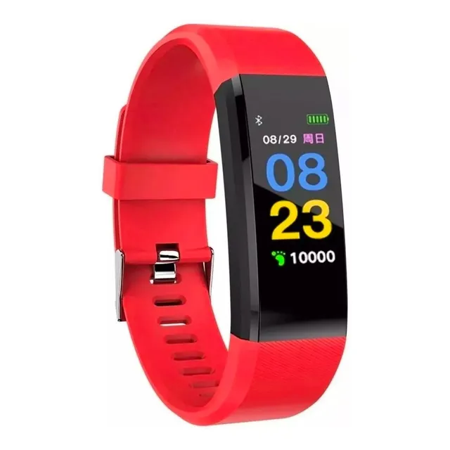 SMARTBAND NOGA BAND NG-SB01 CON CORREA COLOR ROJO Y CAJA COLOR NEGRO