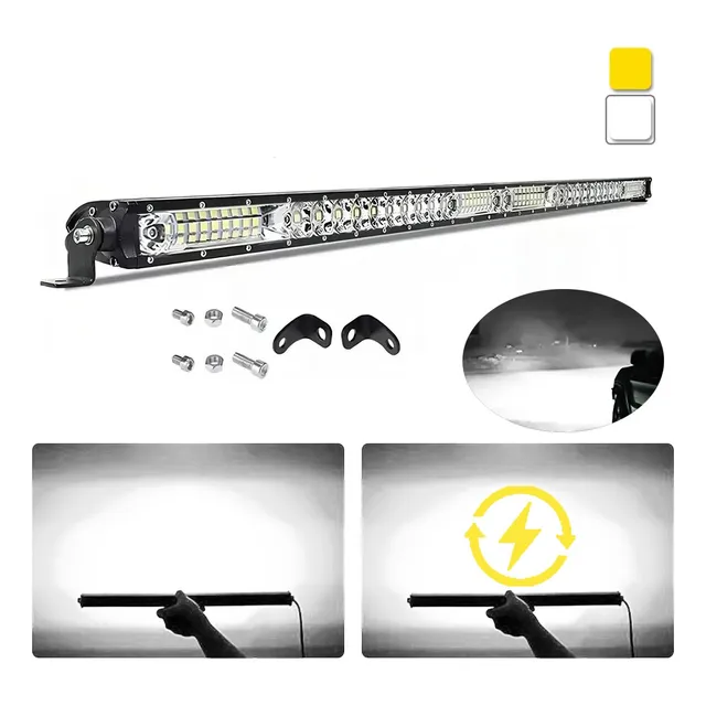 Barra De Luz Led 20 Pulgadas 52 Led 152w Jeep Universal