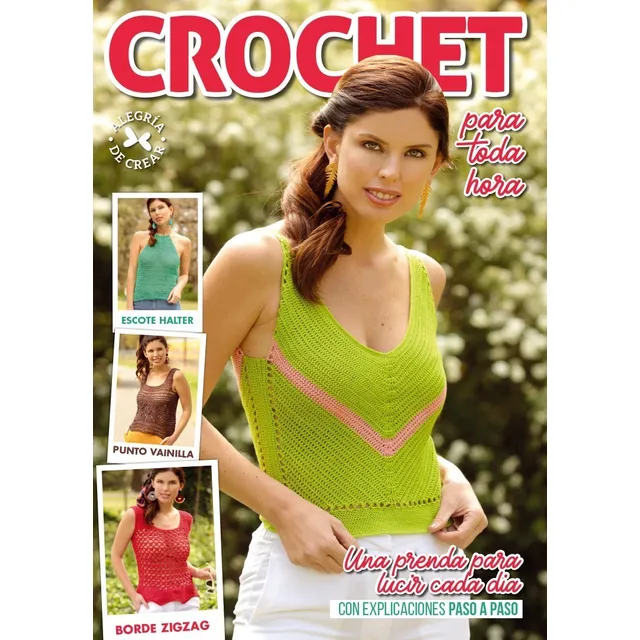 Revista Para Aprender Tejido Crochet  Prendas A La Moda 