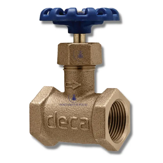 Válvula Globo Agulha De Bronze De 3/4 Bsp Fig 003 Deca Mipel