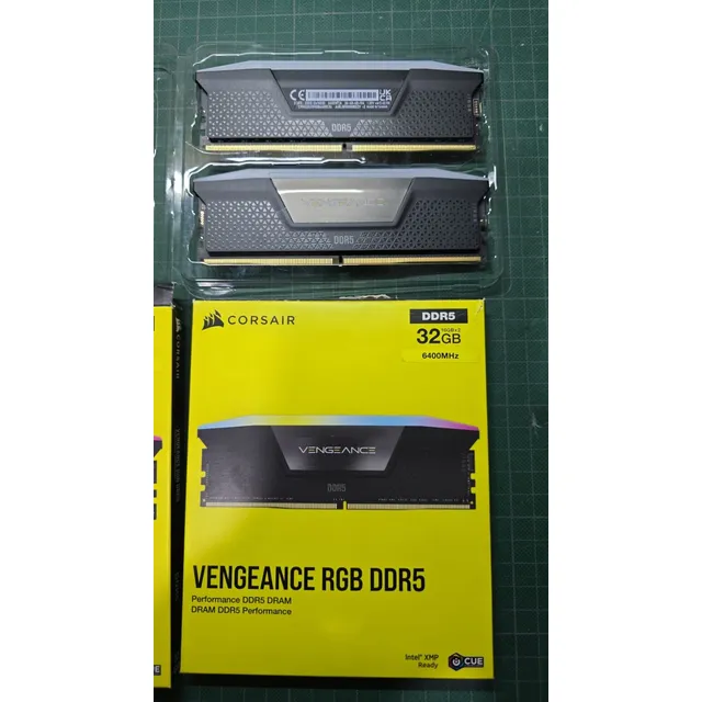Corsair Vengeance Rgb Ddr5, 6400mhz, 32gb Cl36, Xmp