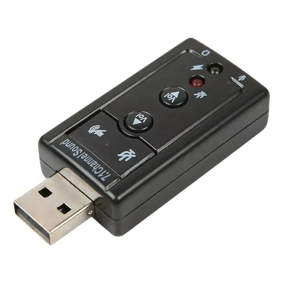 Tarjeta De Sonido 7.1 Usb 2.0 Cpu Laptop