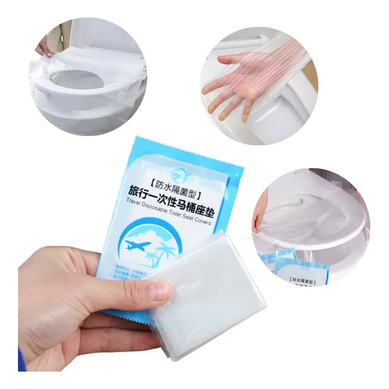 Protector Funda Cobertor Desechable Para Asiento Inodoro X50