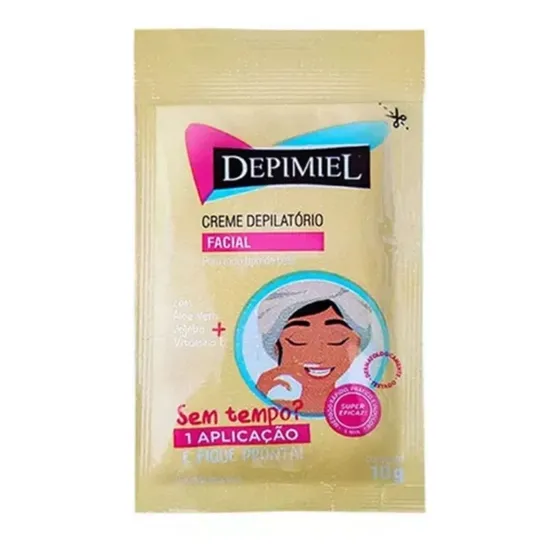 Creme Depilatório Sache Facial 10g - Depimiel
