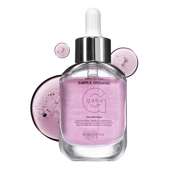Sérum Efeito Lifting Solução Gaba Simple Organic Todo Tipo De Pele