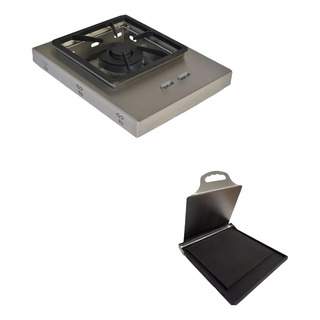 Bifeteira De Embutir Inox Queimador Duplo E Chapa Com Prensa Bifeteira De Embutir Inox Queimador Duplo E Chapa Com Prensa