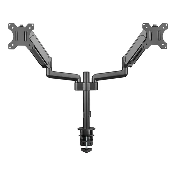 Soporte Hidráulico Gadnic Para Doble Monitor 17 A 32 Color Negro