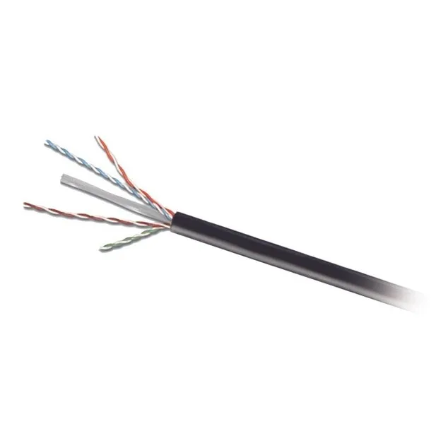 Bobina Utp Cat 6 Cable 305 Mts Cobre 23 Awg Negro Siemon