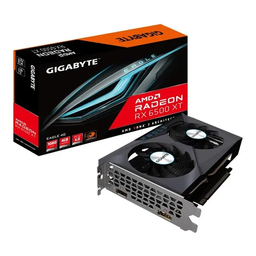 Tarjeta de Video GIGABYTE Radeon RX 6500 XT EAGLE 4GB GDDR6