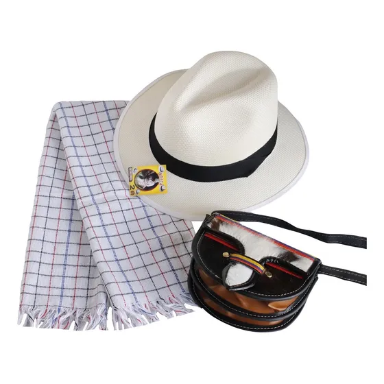 Sombrero Poncho Y Carriel Para Niños Bailes Típicos