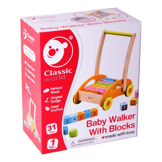 Caminadora De Bebe Con Bloques
