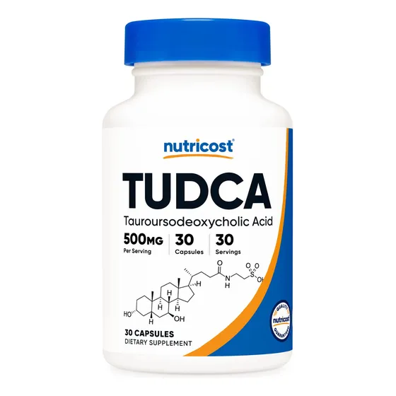 Suplemento Nutricost Tudca 500 Mg 30 Cápsulas Tauroursodesox