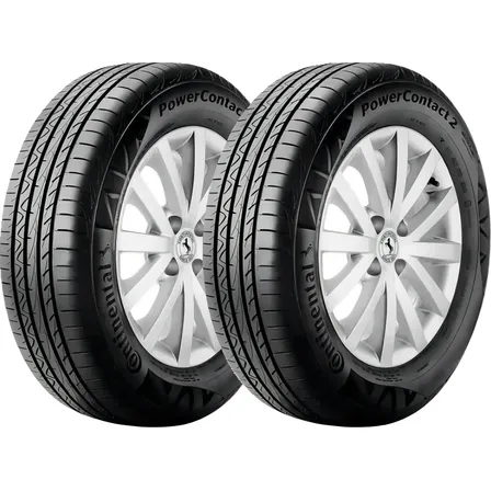 Kit 2 Pneus 205/55r16 Continental Powercontact 2 91v Aro 16