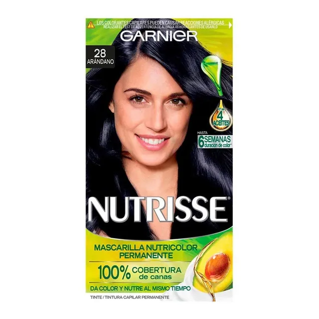 Tinte De Cabello Garnier Nutrisse 28 Arándano