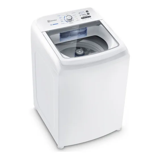 Máquina de Lavar Electrolux 15kg Branca Essential Care com Cesto Inox e Jet&Clean LED15