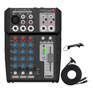 Stm0803 Stetsom Mesa De Som Automotivo 3 Canais 4 Eq Stm0803 Stetsom Mesa De Som Automotivo 3 Canais 4 Eq