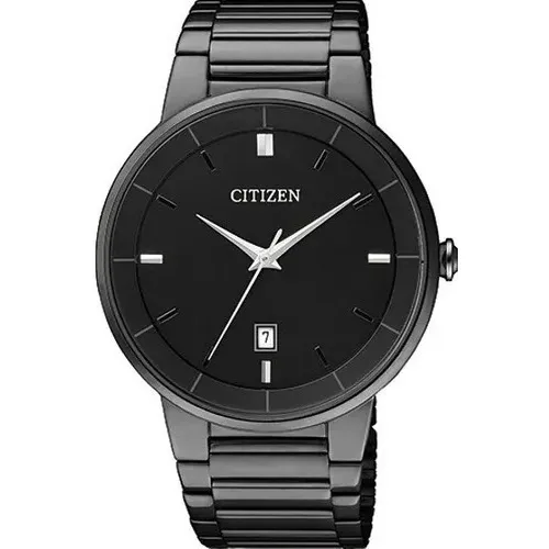 Reloj Citizen Quartz Analog Bi501750e Hombre Color de la malla Negro Color del bisel Negro Color del fondo Negro