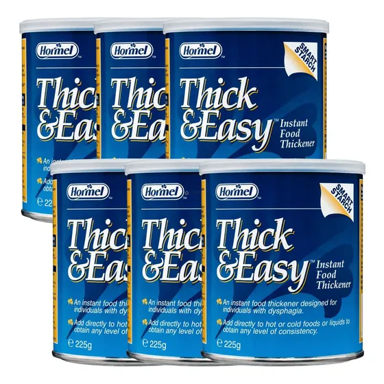 Pack 6 Thick And Easy Espesante Alimentos Liquidos 225g Sabor Neutro