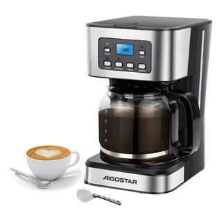 Cafetera De Goteo Programable 12 Tazas, 1,8l, 950w, Aigostar Cafetera De Goteo Programable 12 Tazas, 1,8l, 950w, Aigostar