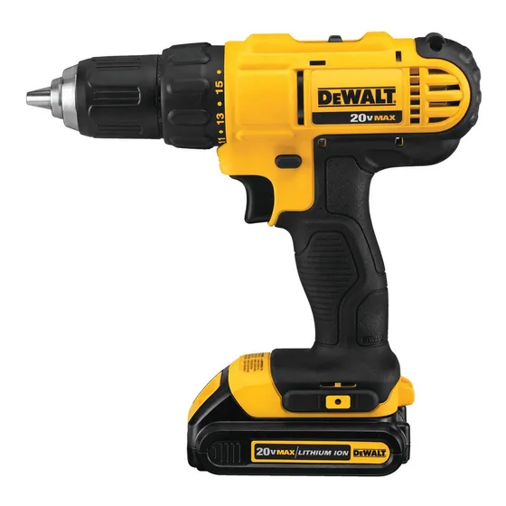 Taladro inalámbrico de 13mm DeWalt DCD771C2 20V