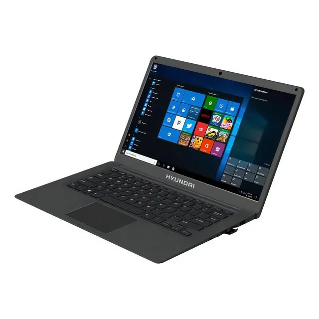 Hyundai Hybook 14.1, 4gbram,64gb+1tb Hdd,bt4.0 W10home, Gris