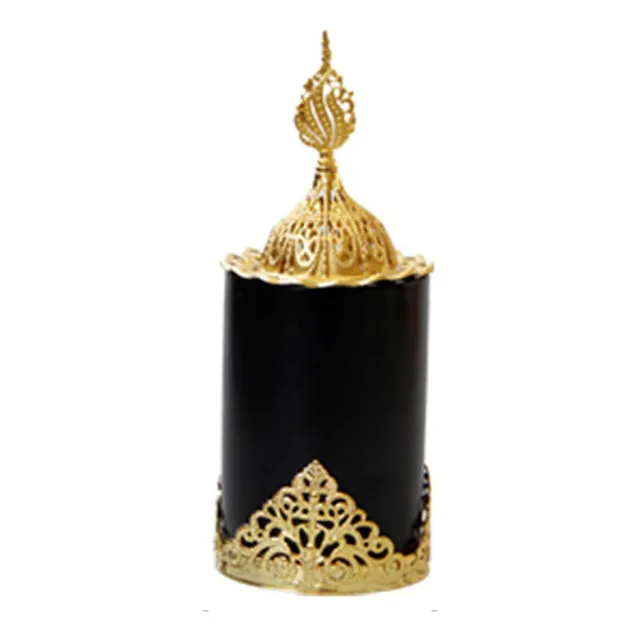 Quemador Incienso Musulman Eid Cilindro Metal Arabe Olla