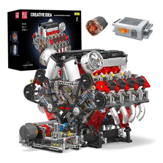 Juegos De Bloques De Construcción De Motor Mould King V8, Ki Juegos De Bloques De Construcción De Motor Mould King V8, Ki