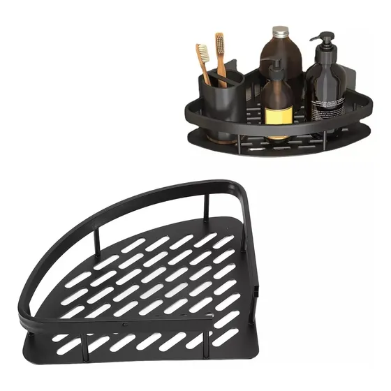 Estante Esquinero Baño Ducha Metal Adhesivo Organizador