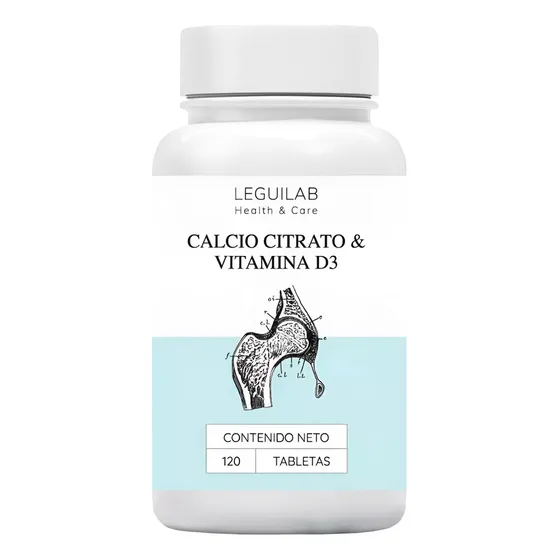 Leguilab Calcio Citrato + Vitamina D3 Suplemento X 60c 3c
