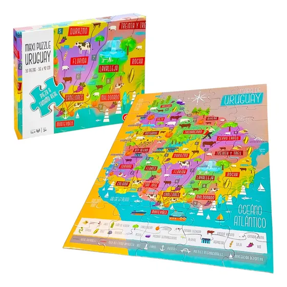 Maxi Puzzle Uruguay - Didacta
