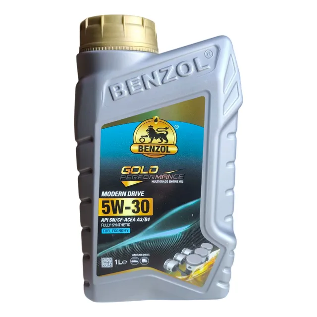 Aceite 5w30 Full Sintético Benzol 4 Unidades Diesel/gasolina