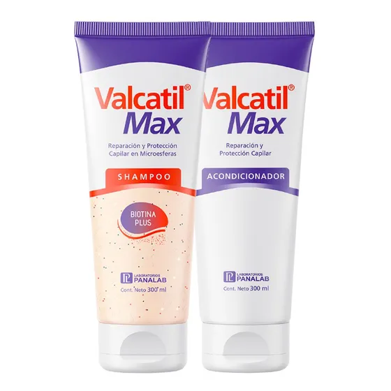Combo Valcatil Max Shampoo 300ml + Acondicionador 300ml