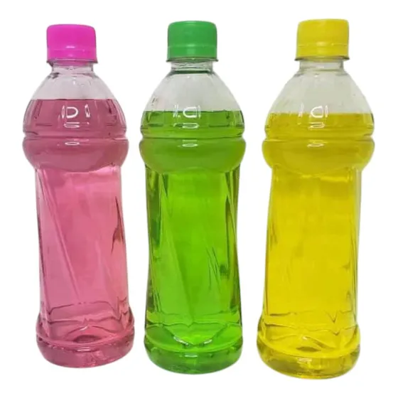 Envase Pote Plástico 500cc Tapa Rosca Para Te Jugos