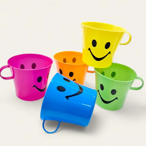 Taza Plástica Carita Set 20 Unidades Modelo 86361