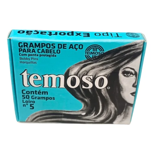 Grampo De Aço Para Cabelo Teimoso N5 50unds