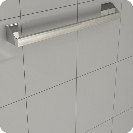 Porta Toalha De Banho Adesivo 3m Inox Banheiro De Parede Df Cor Prateado Porta Toalha De Banho Adesivo 3m Inox Banheiro De Parede Df Cor Prateado
