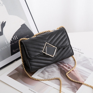 Bolso Para Mujer Urban Simple Con Cadena Bordada Bolso Para Mujer Urban Simple Con Cadena Bordada