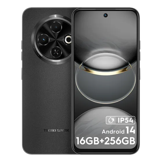 Celular Tecno Spark 30c 256gb + 4gb Orbit Black