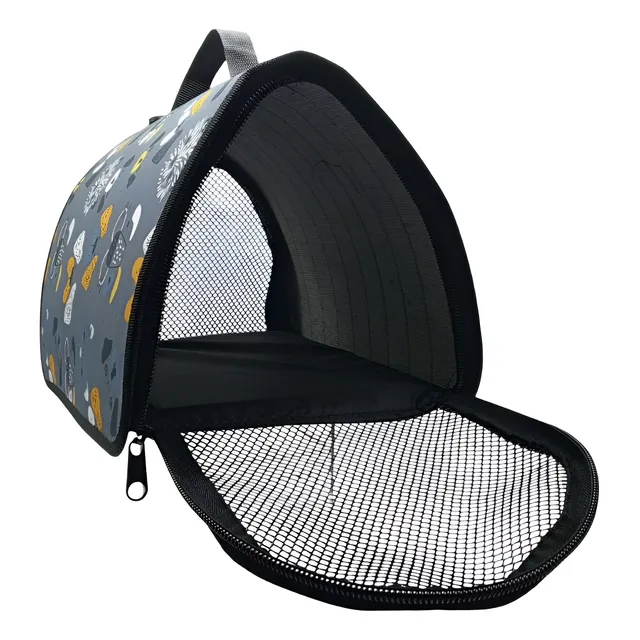 Guacal Maleta Cargador Malla Para Perro O Gato 35x26x25cm