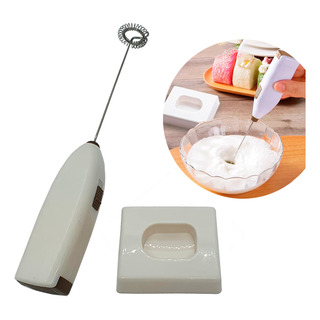 Mini Mixer Misturador Elétrico Inox Shaker Café Chá Bebidas Mini Mixer Misturador Elétrico Inox Shaker Café Chá Bebidas