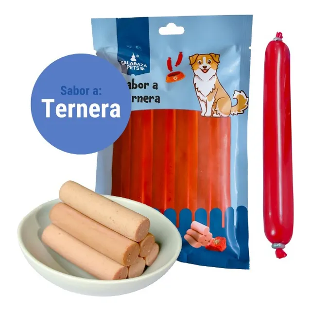 Snack Salchicha Para Perro X10u